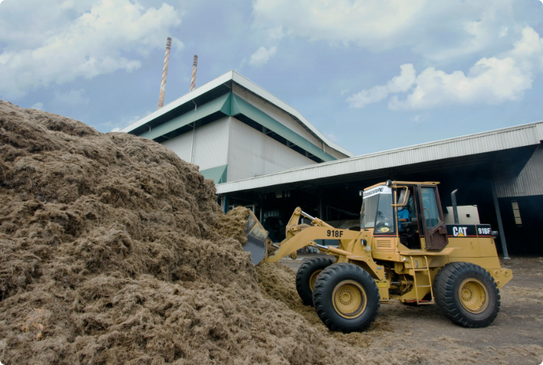Biomass heat energy plant